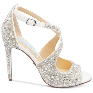 Betsey Johnson rhinestone heels✨
